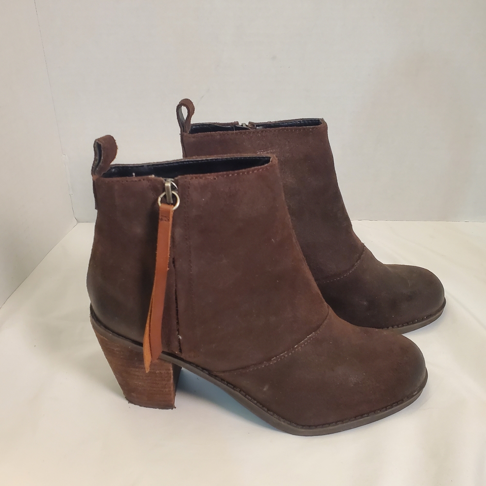 Dolce Vita Dark Brown Cowboy Style Ankle Booties